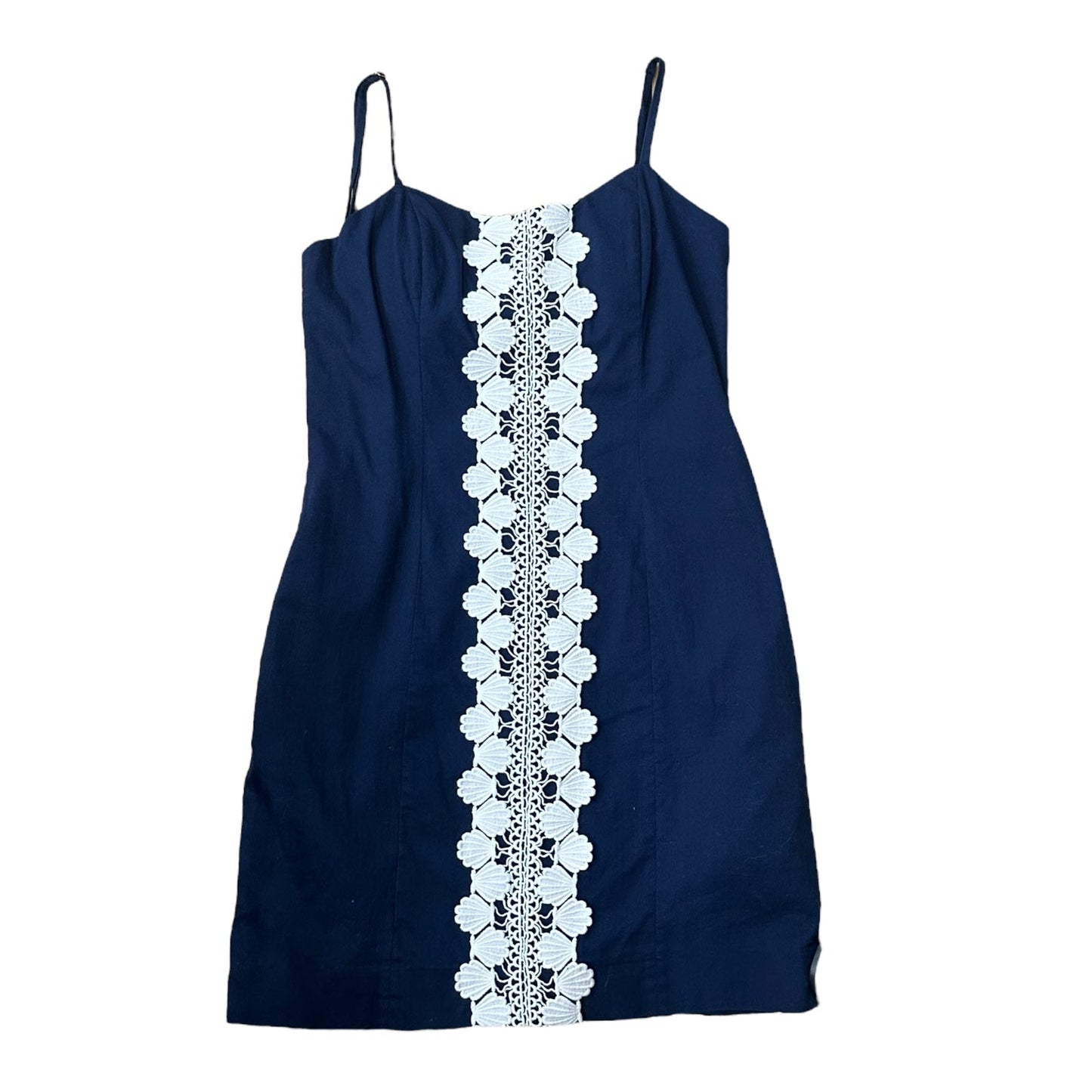 Dress Designer By Lilly Pulitzer In Blue & White, Size:4