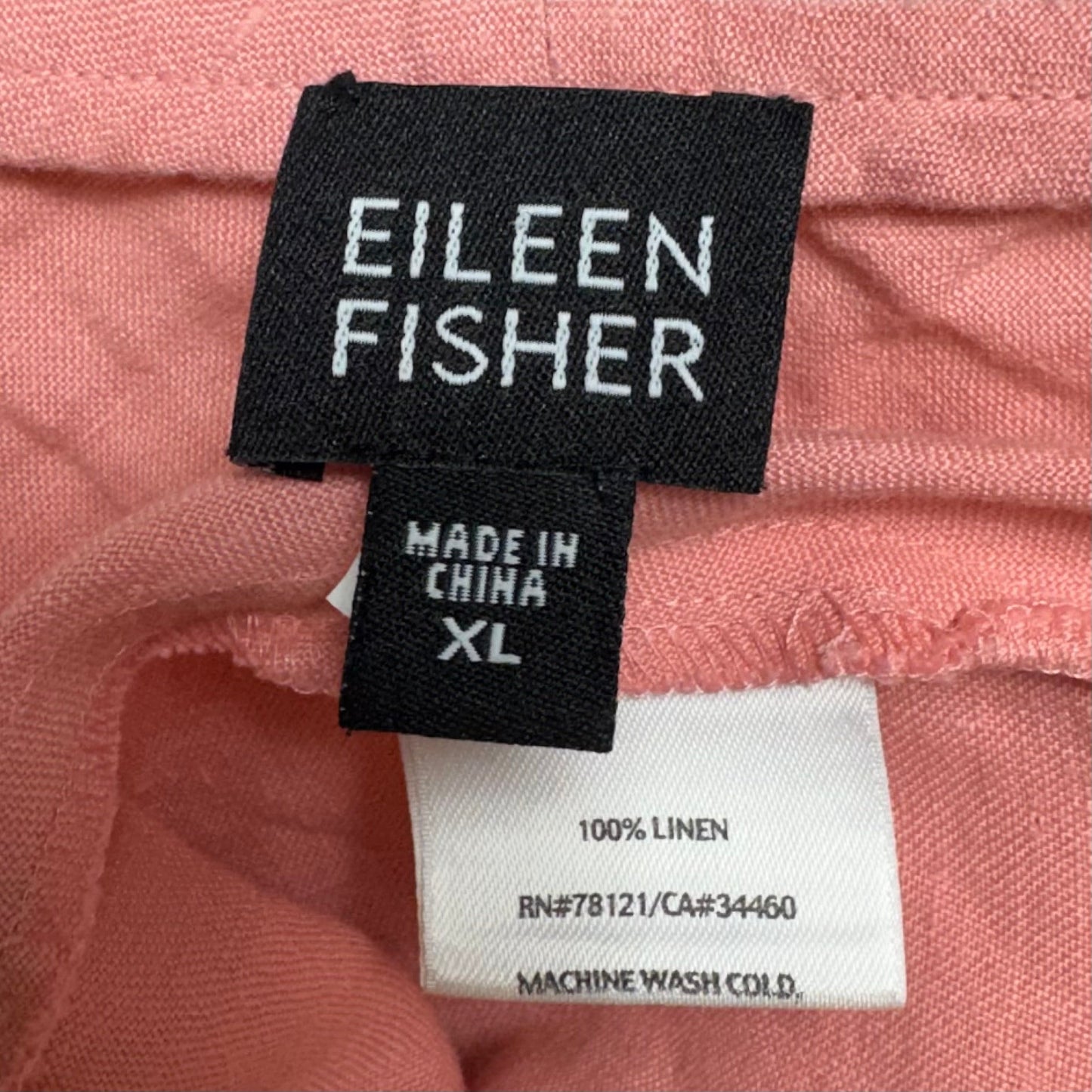Skirt Midi By Eileen Fisher In Pink, Size: Xl