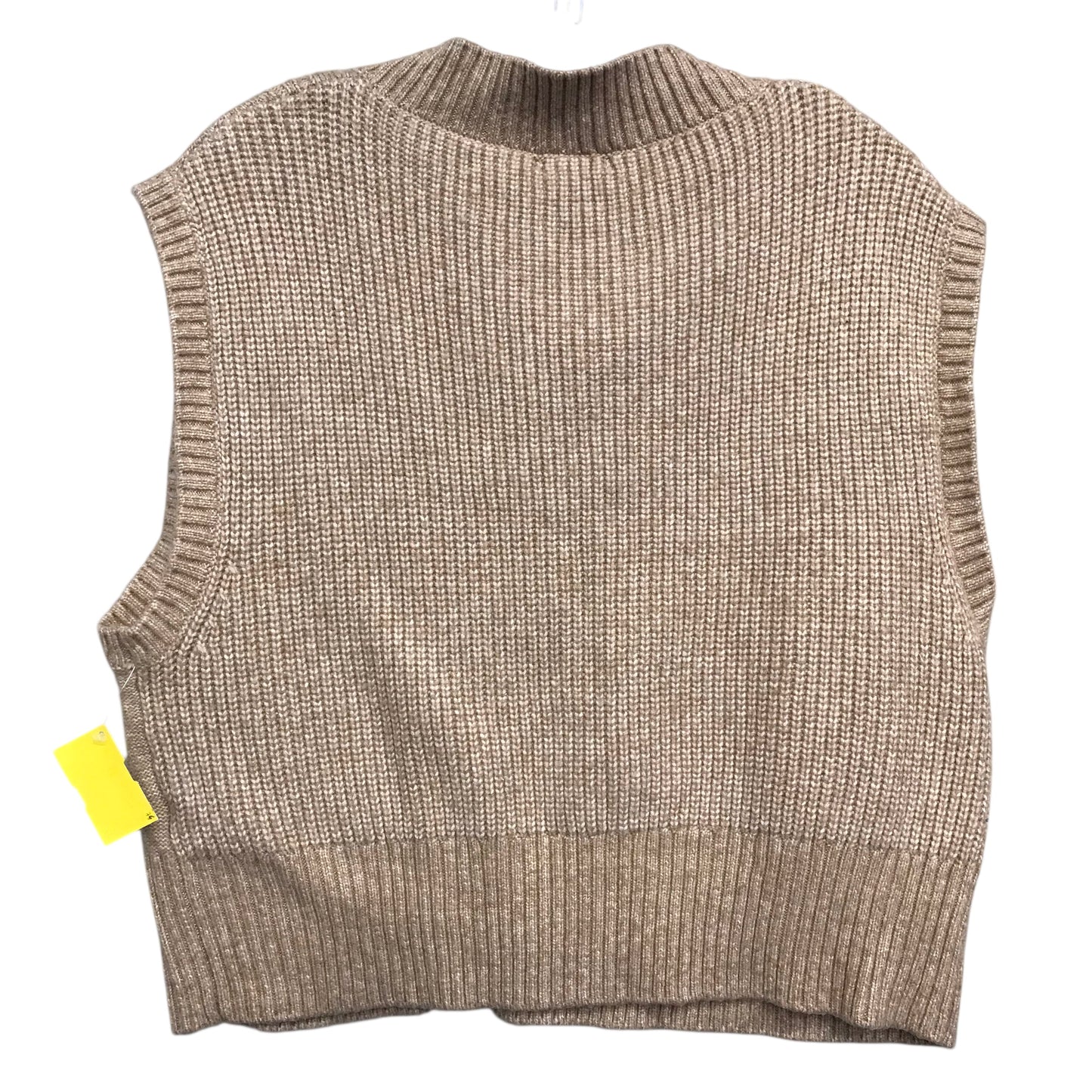 Vest Sweater By Sincerely Jules In Beige, Size:L