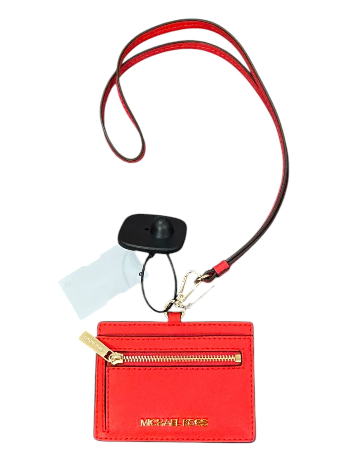 Id/Card Holder Designer By Michael Kors In Orange