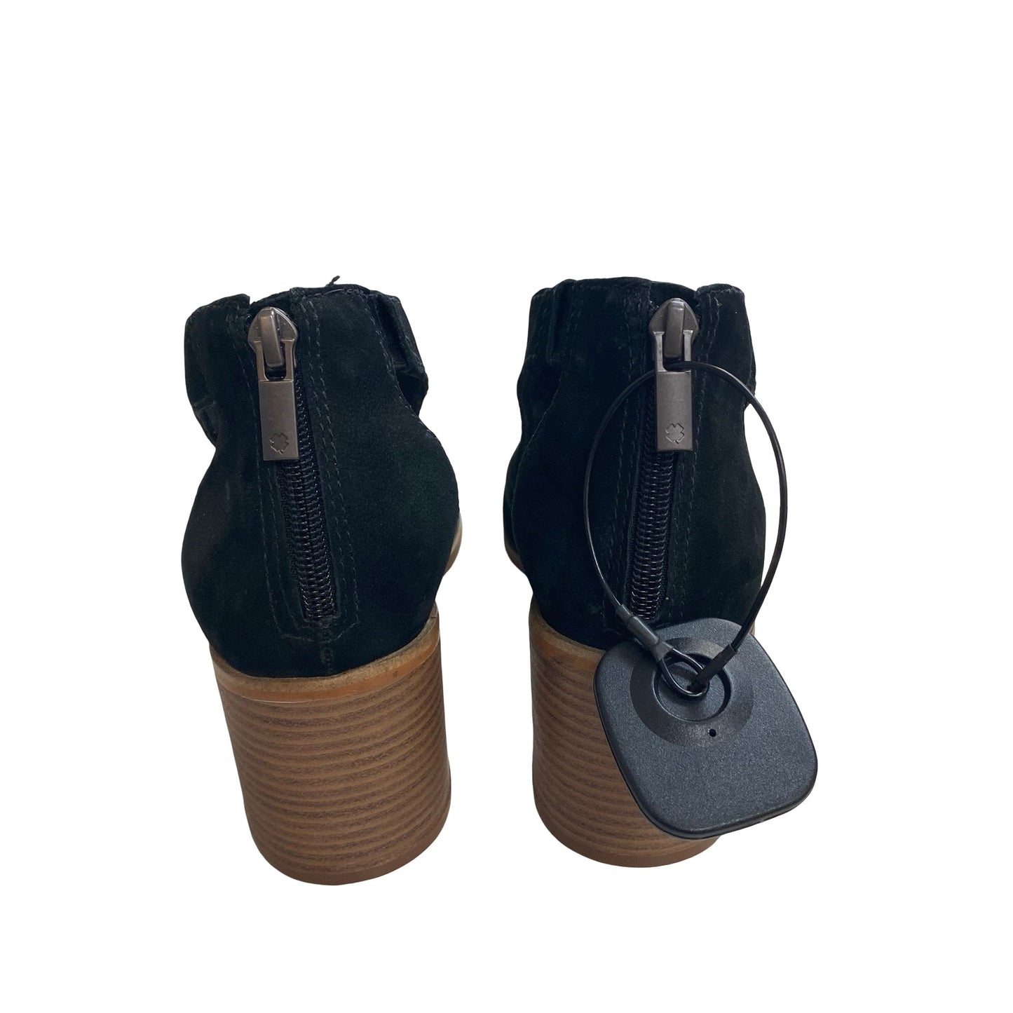 Sandals Heels Block By Lucky Brand In Black, Size:7