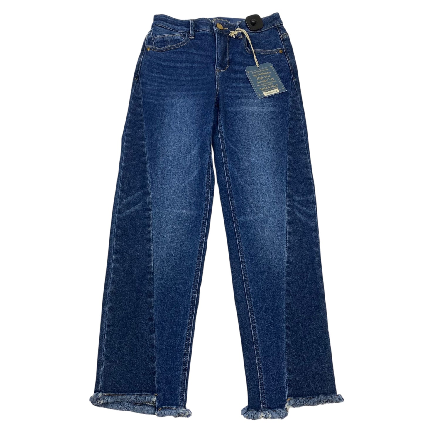 Jeans Straight By Democracy In Blue Denim, Size:2