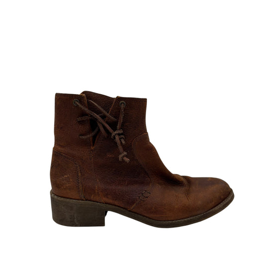 Boots Ankle Flats By Sperry In Brown, Size:8.5