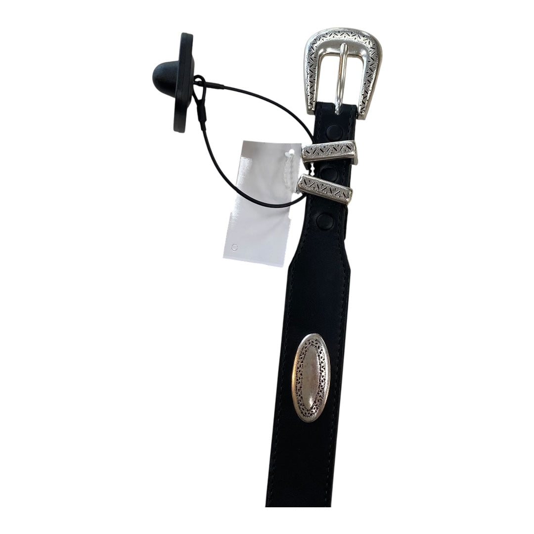 Belt Designer By Brighton In Black & Silver, Size:Xlarge