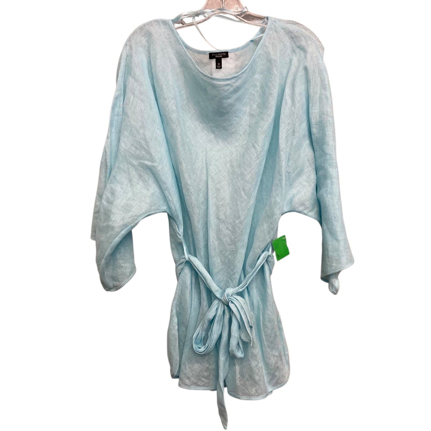 Top Ls By Talbots In Blue, Size:1X