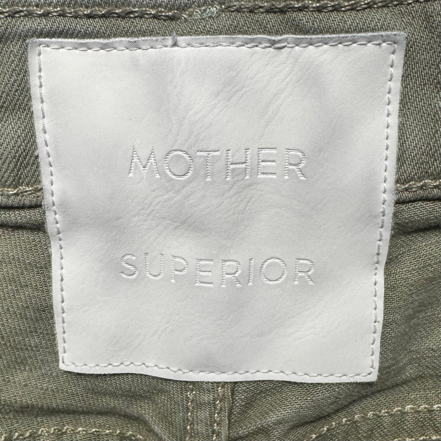 The Insider Hover Jeans By Mother In Green Denim, Size: 14