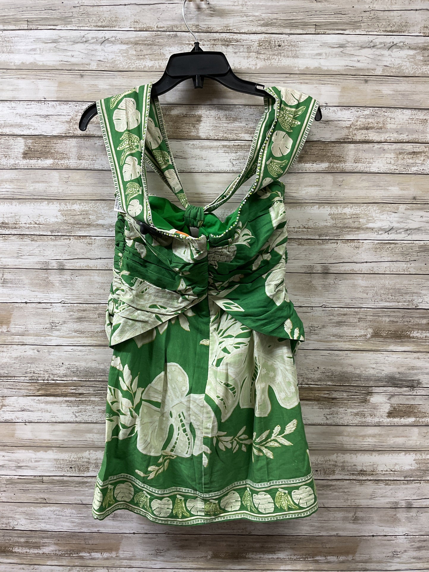 Dress Casual Short By Farm Rio In Green, Size:M