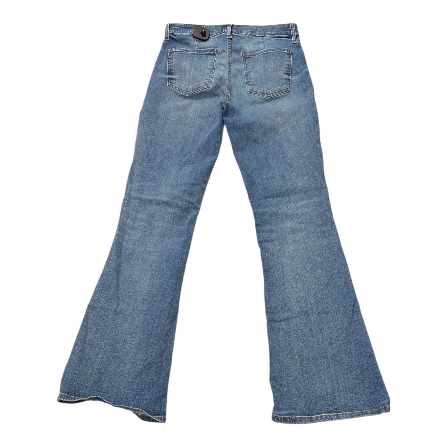 Jeans Flared By Kut In Blue Denim, Size:6