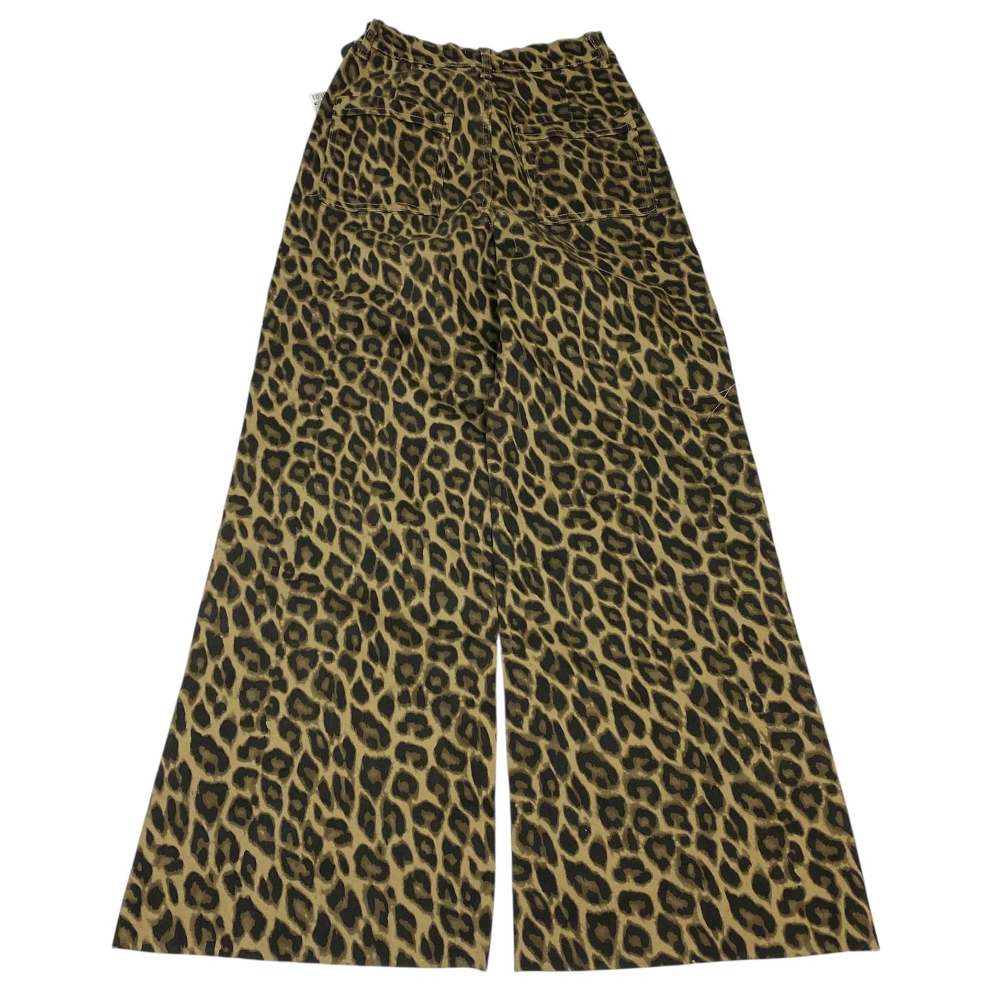 Jeans Wide Leg By Anniewear In Animal Print, Size:S