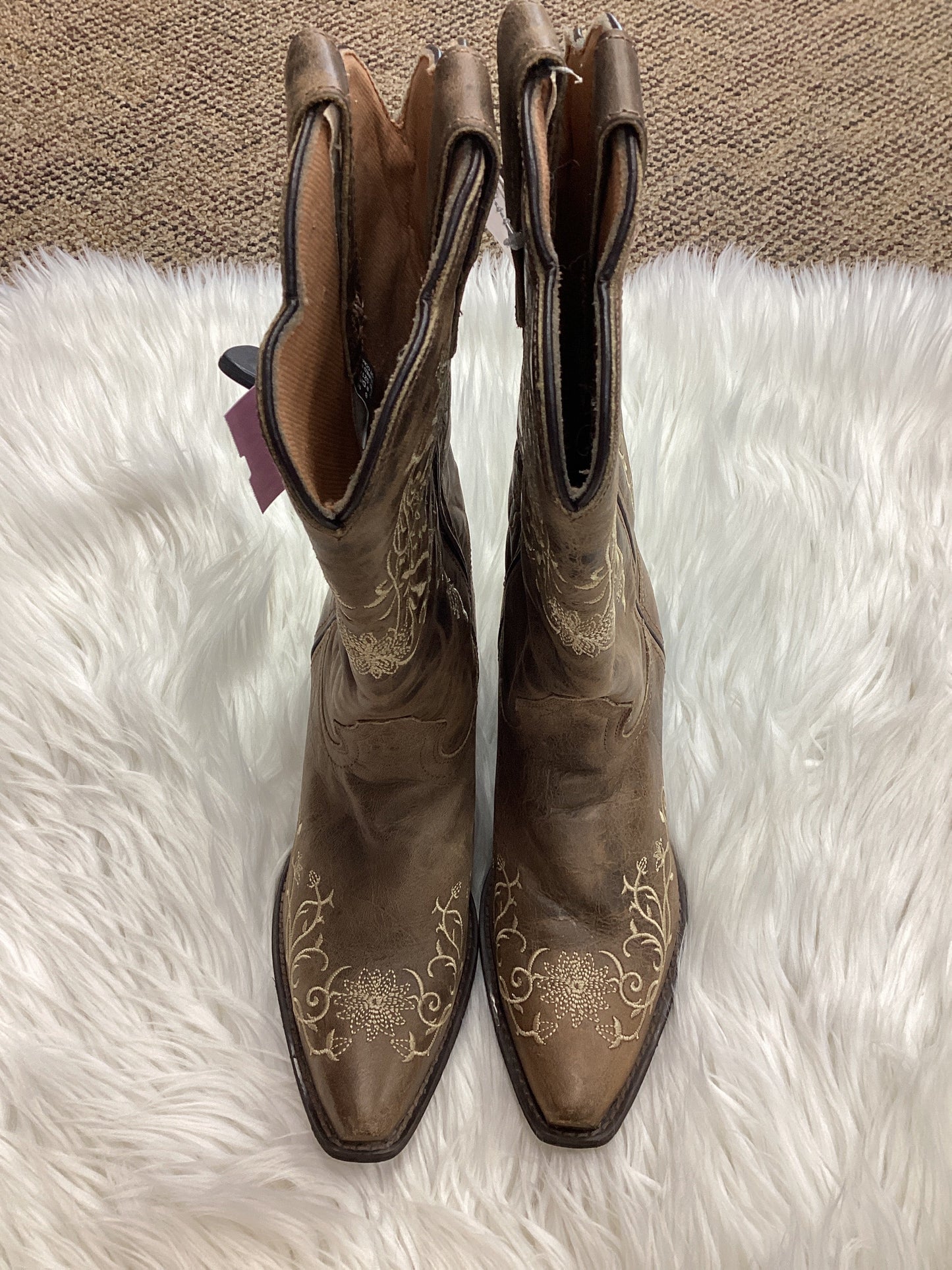 Boots Western By Laredo In Brown, Size:8