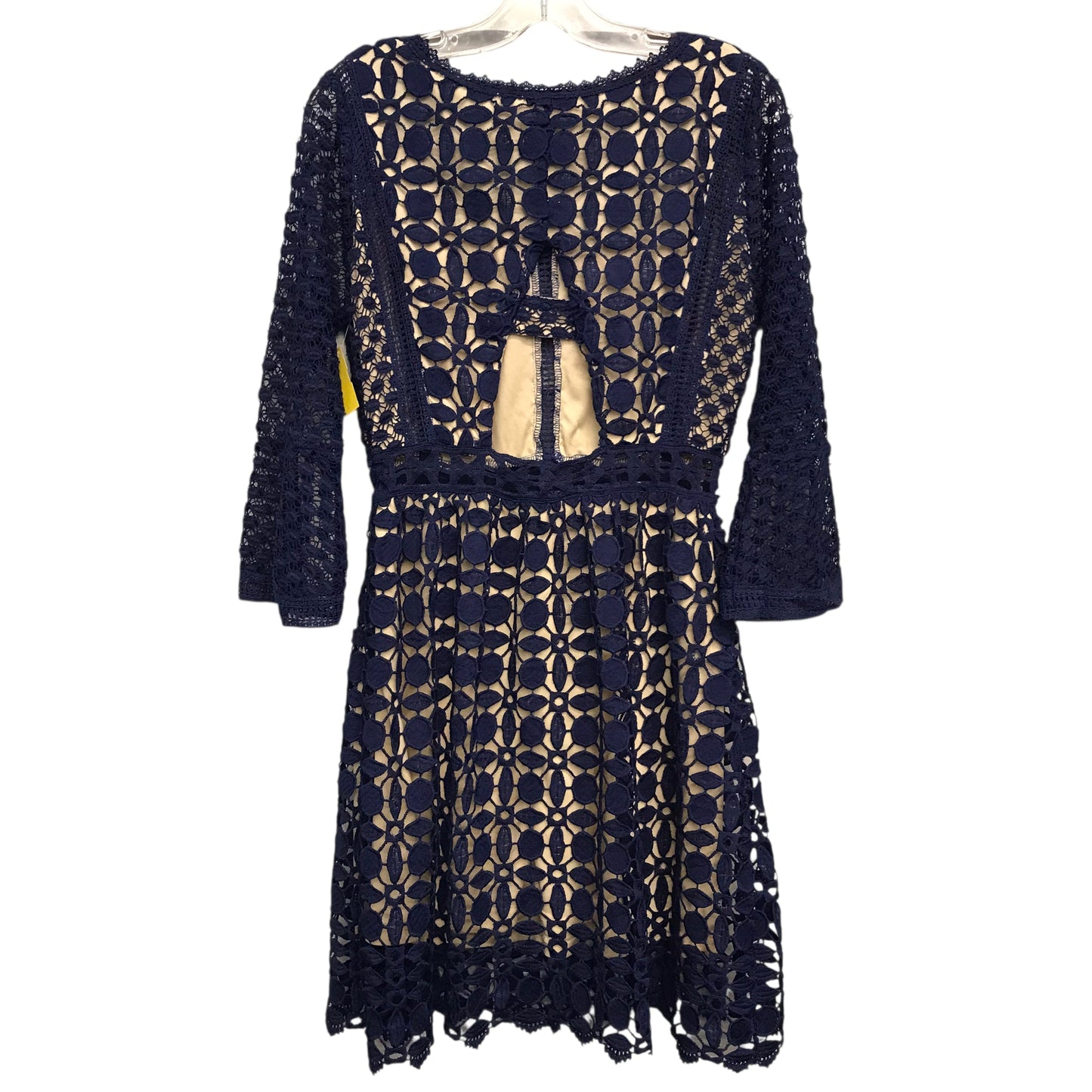 Dress Party Short By Ultra Pink In Blue & Tan, Size:M