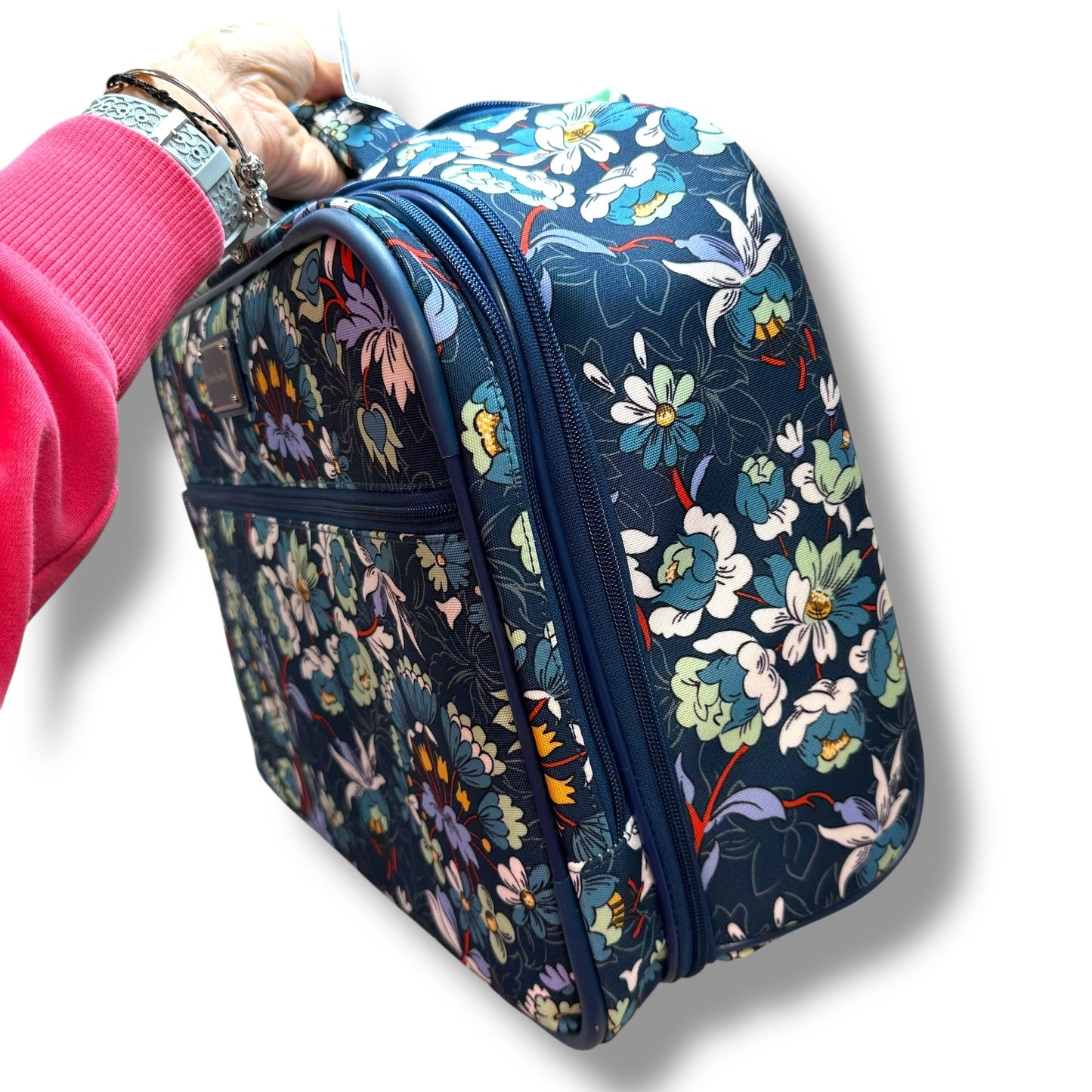 Rolling work bag Luggage By Vera Bradley, Size: Medium