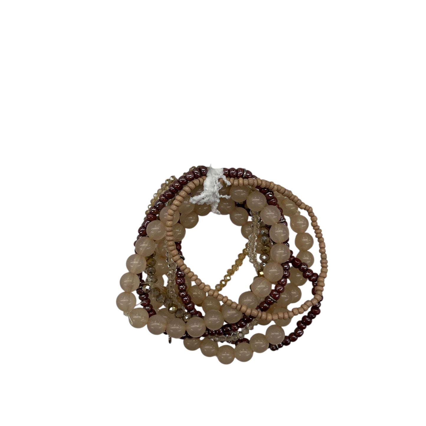 Bracelet Set By Clothes Mentor In Brown & Pink, Size:9