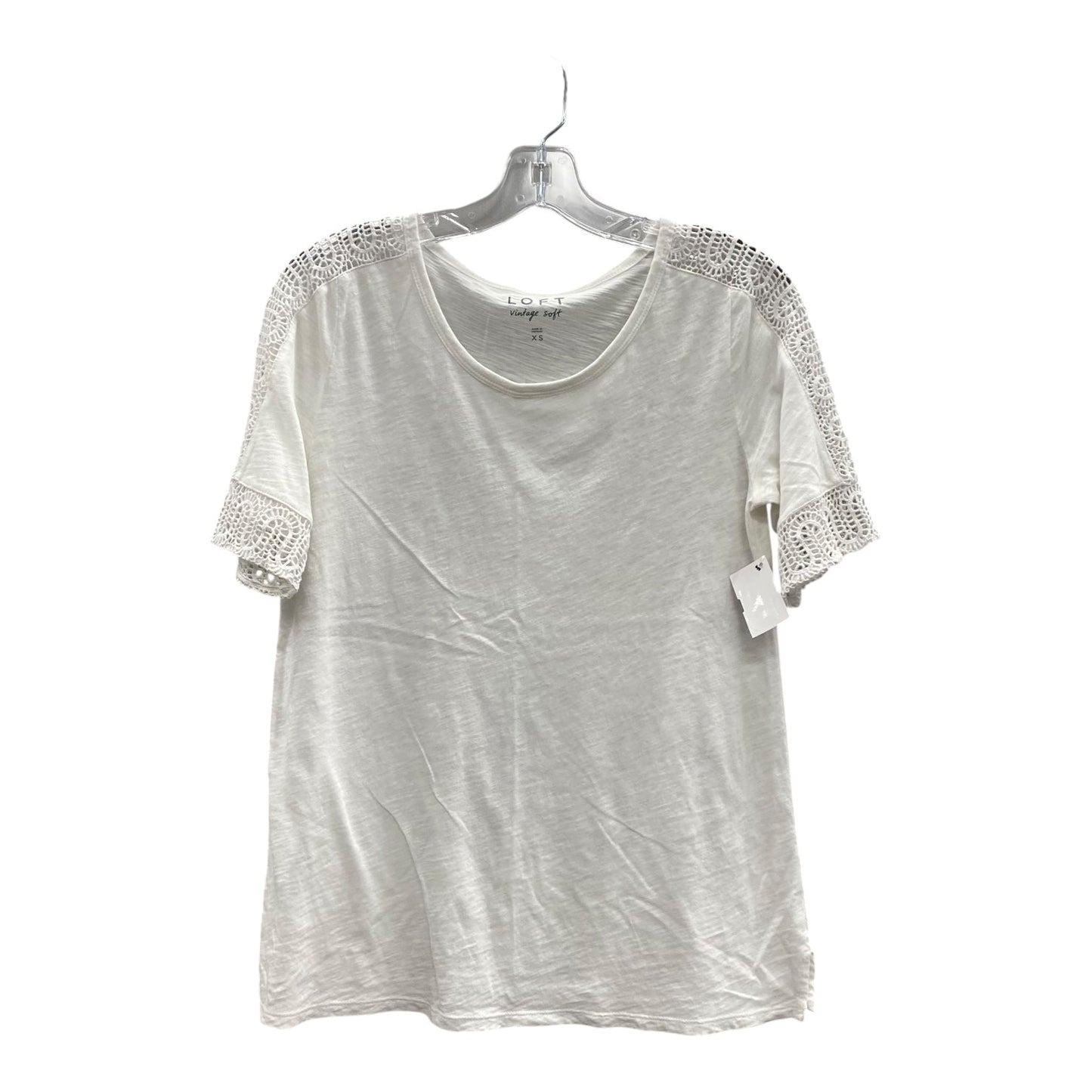 Top Ss By Loft In White, Size:Xs
