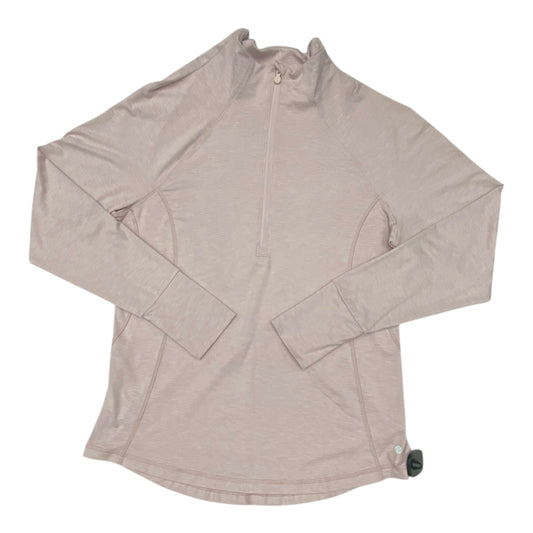 Athletic Top Ls Collar By Apana In Pink, Size:Xl