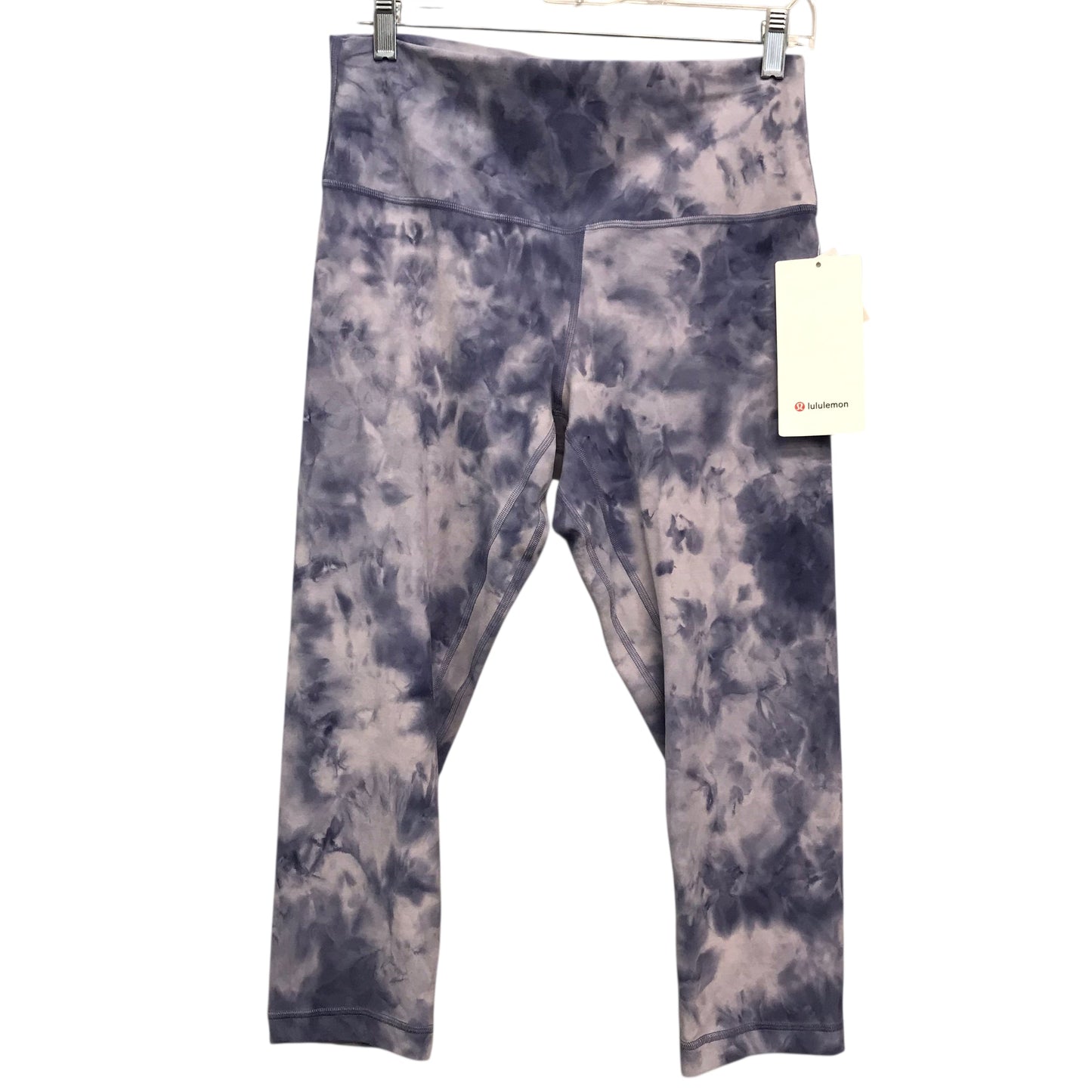 Athletic Capris By Lululemon In Tie Dye Print, Size:M