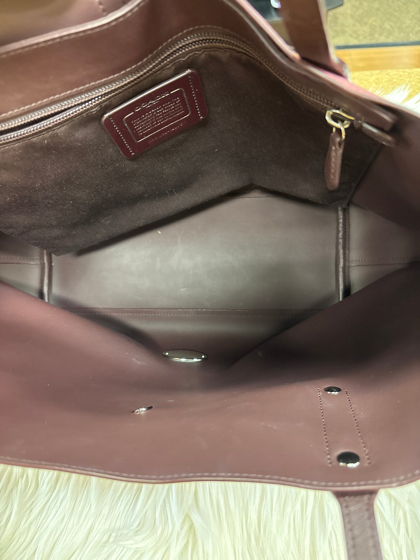 Handbag Designer By Coach In Pink, Size:Large