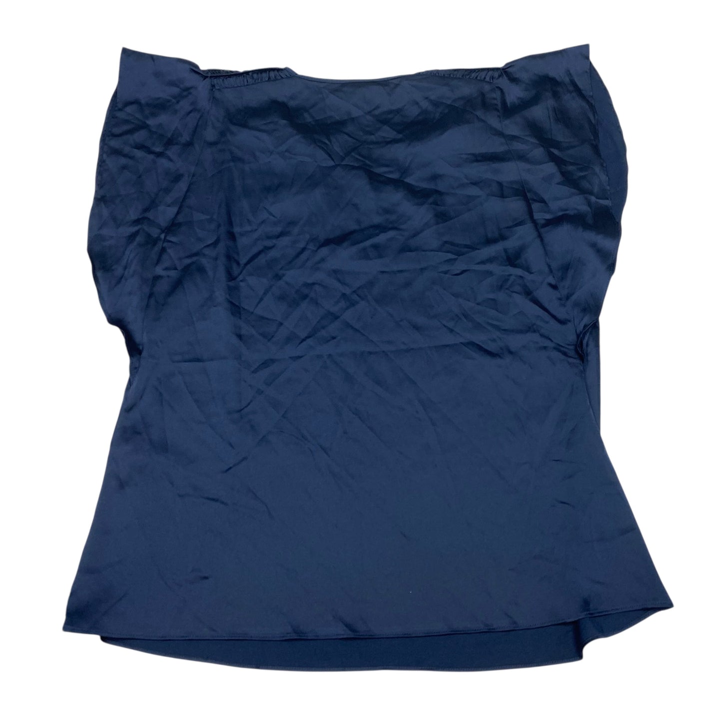 Blouse Sleeveless By White House Black Market In Navy, Size:M