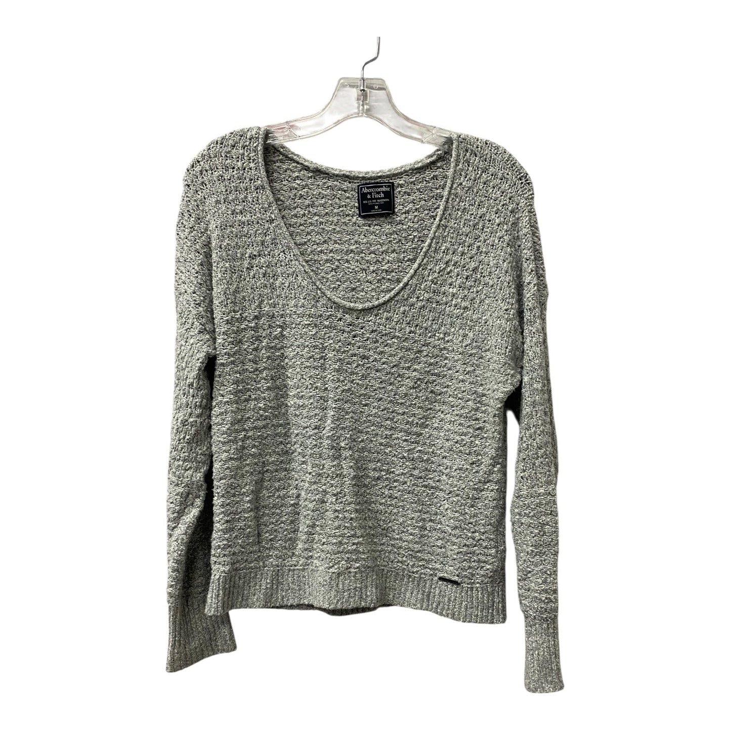 Sweater By Abercrombie And Fitch In Grey, Size:M