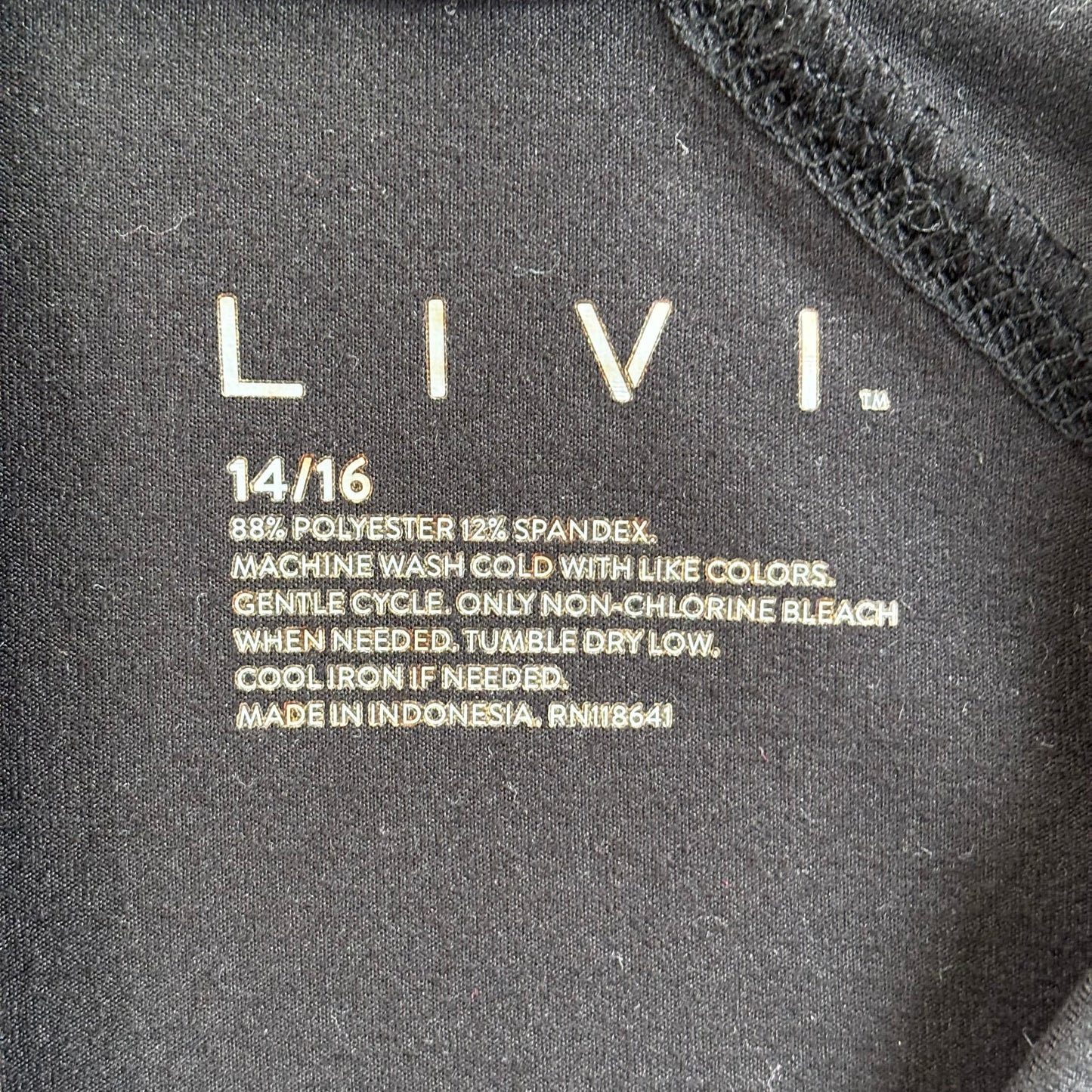 Athletic Dress By Livi Active In Black, Size: L