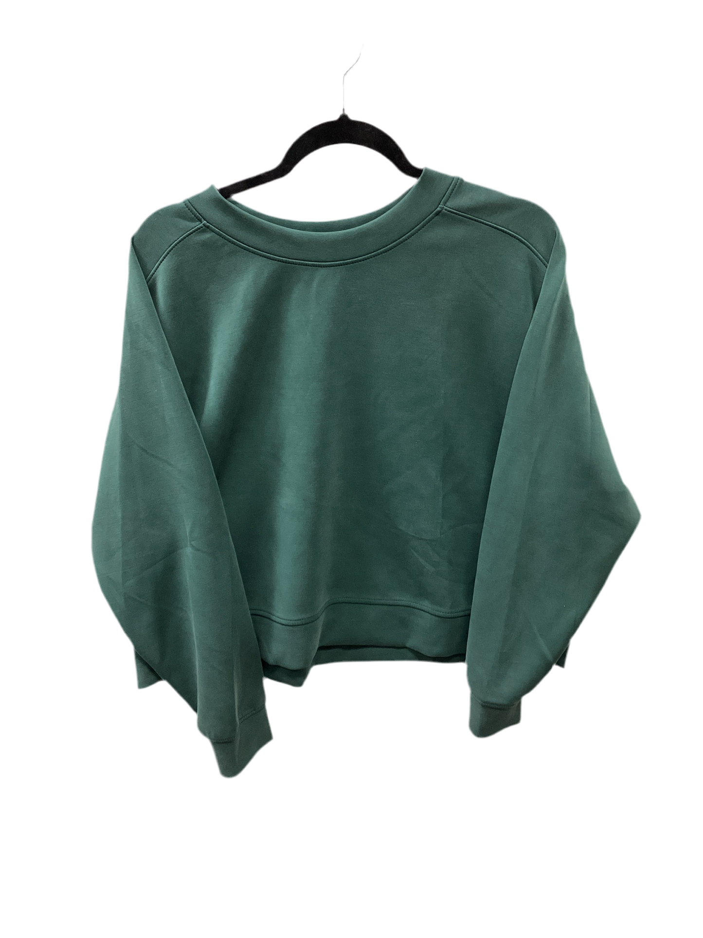 Athletic Top Ls Crewneck By All In Motion In Green, Size:L