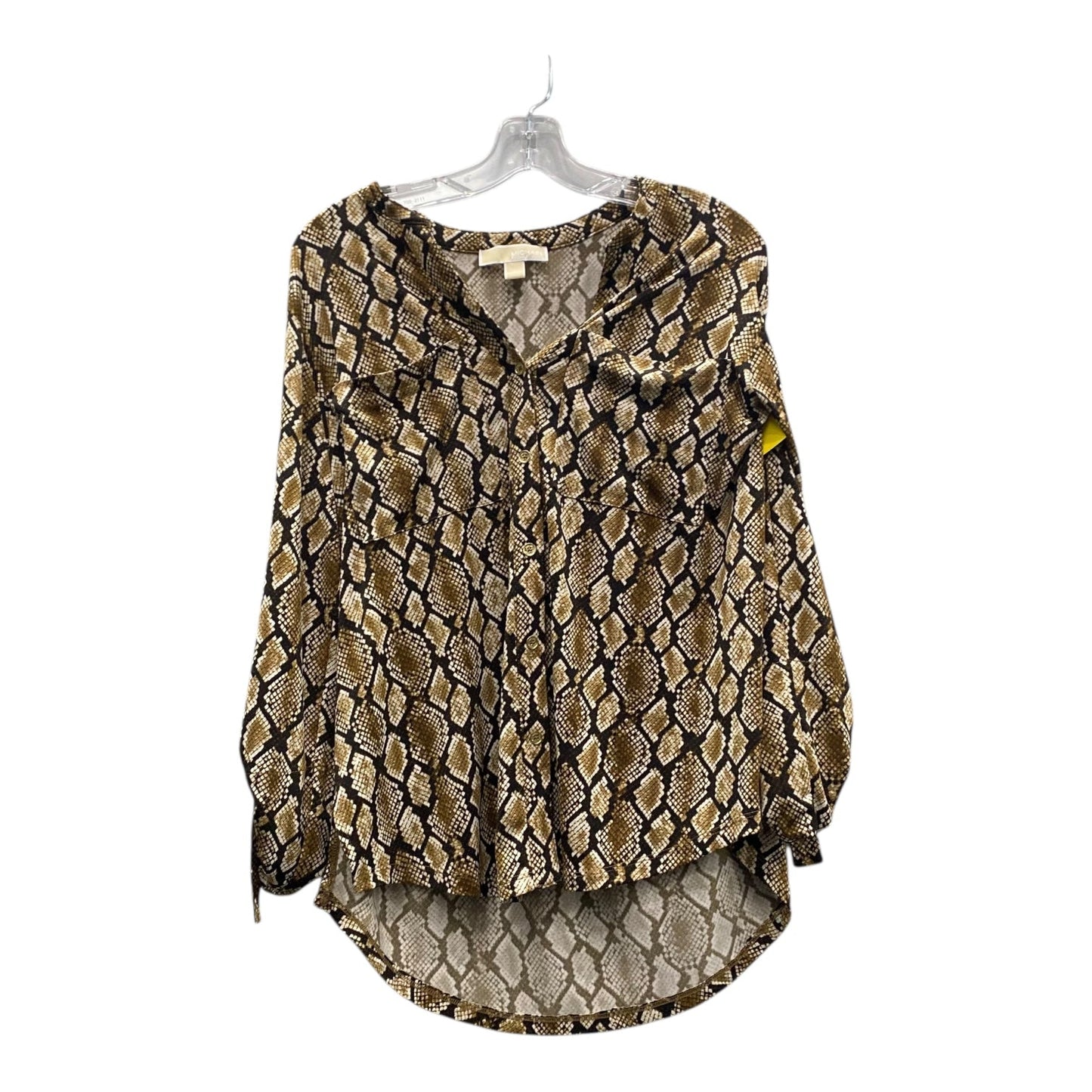 Top Ls By Michael By Michael Kors In Brown, Size:L
