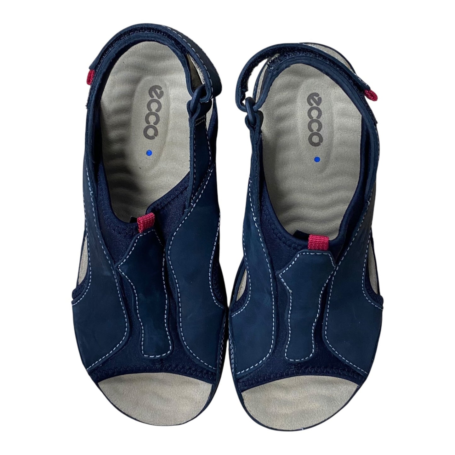 Sandals Flats By Ecco In Black, Size:6.5