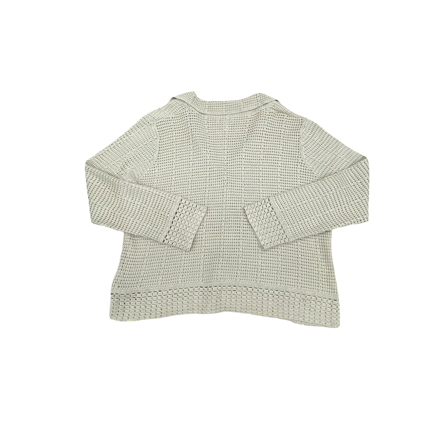 Sweater Cardigan By Talbots In Tan, Size:1X