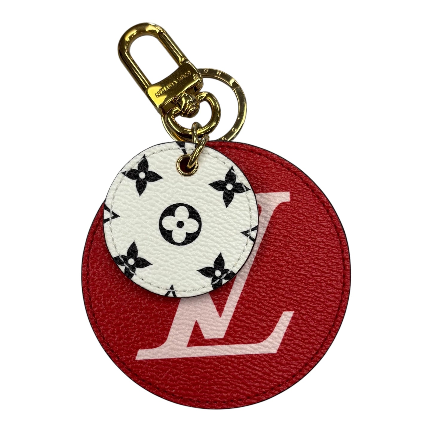 Key Chain Luxury Designer By Louis Vuitton In Pink & Red