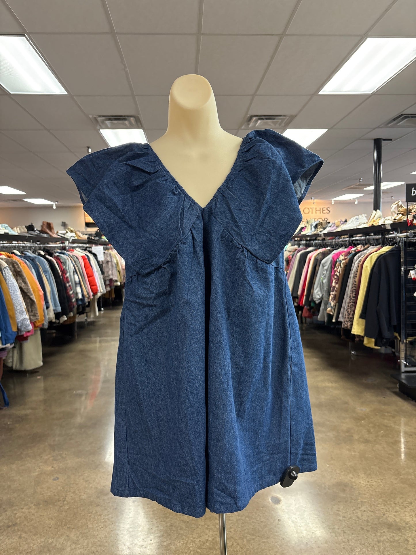 Romper By Day + Moon In Blue Denim, Size:S
