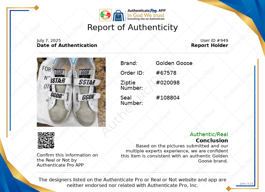 Shoes Luxury Designer By Golden Goose In Blue & White, Size:10