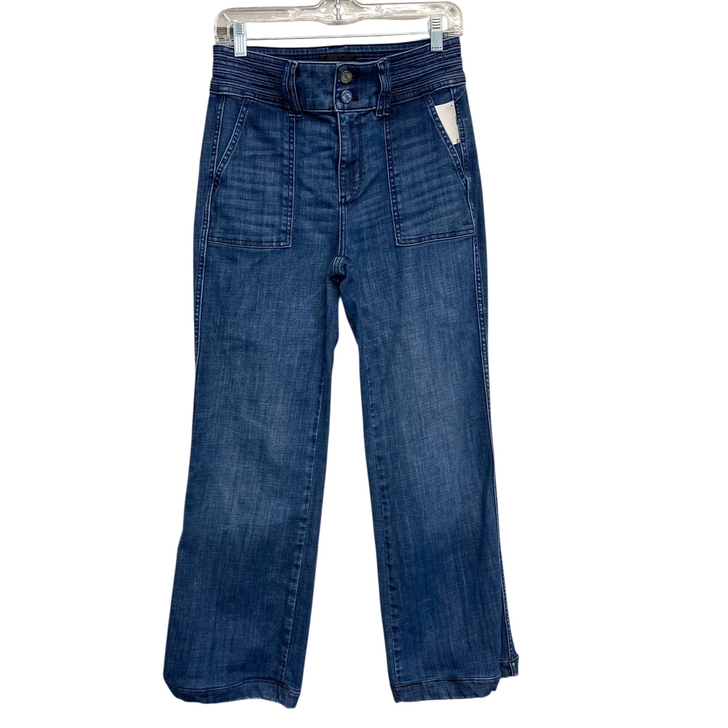 Jeans Straight By White House Black Market In Blue Denim, Size:4