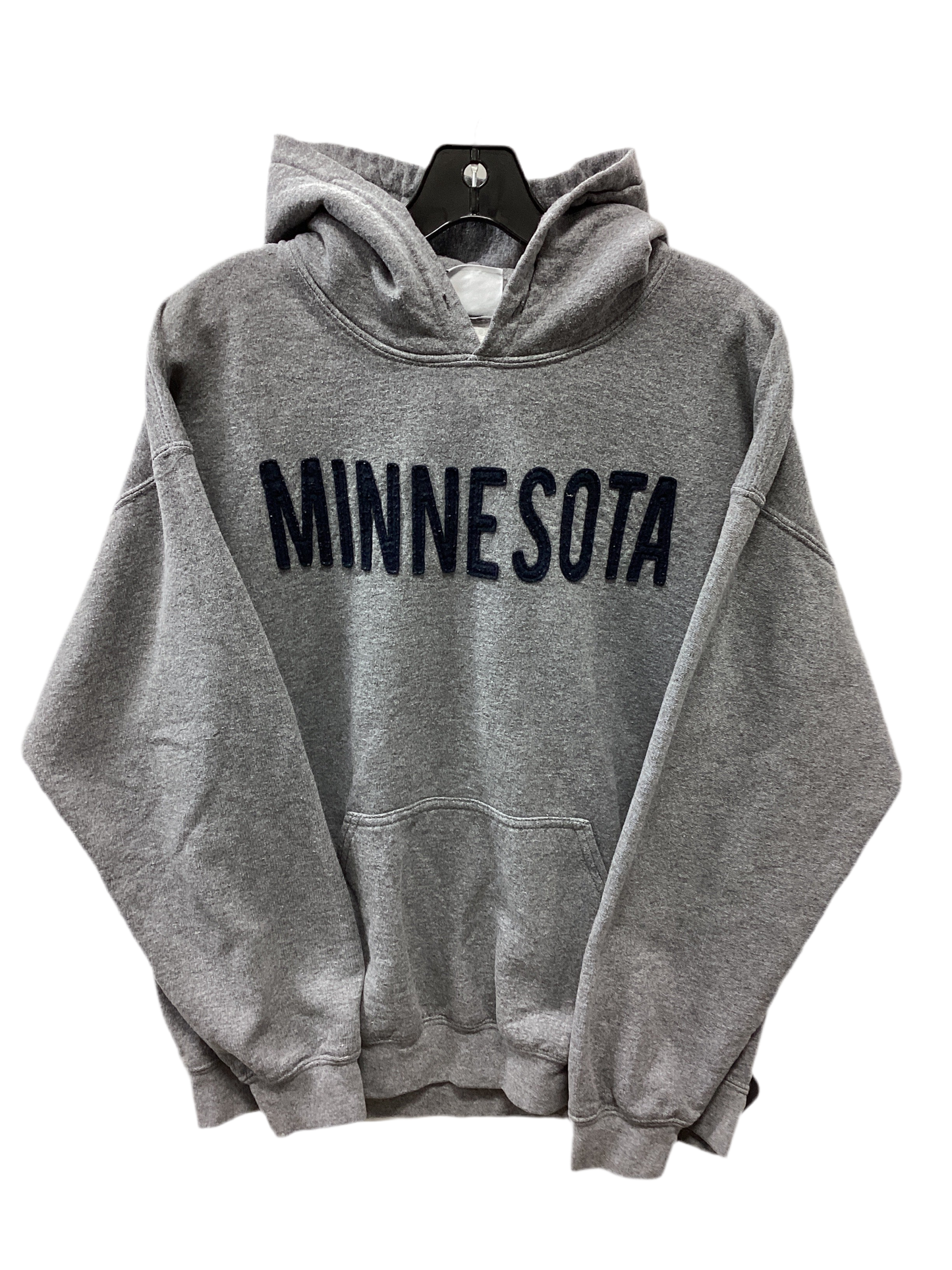 Sweatshirt Hoodie By Clothes Mentor In Grey, Size:L