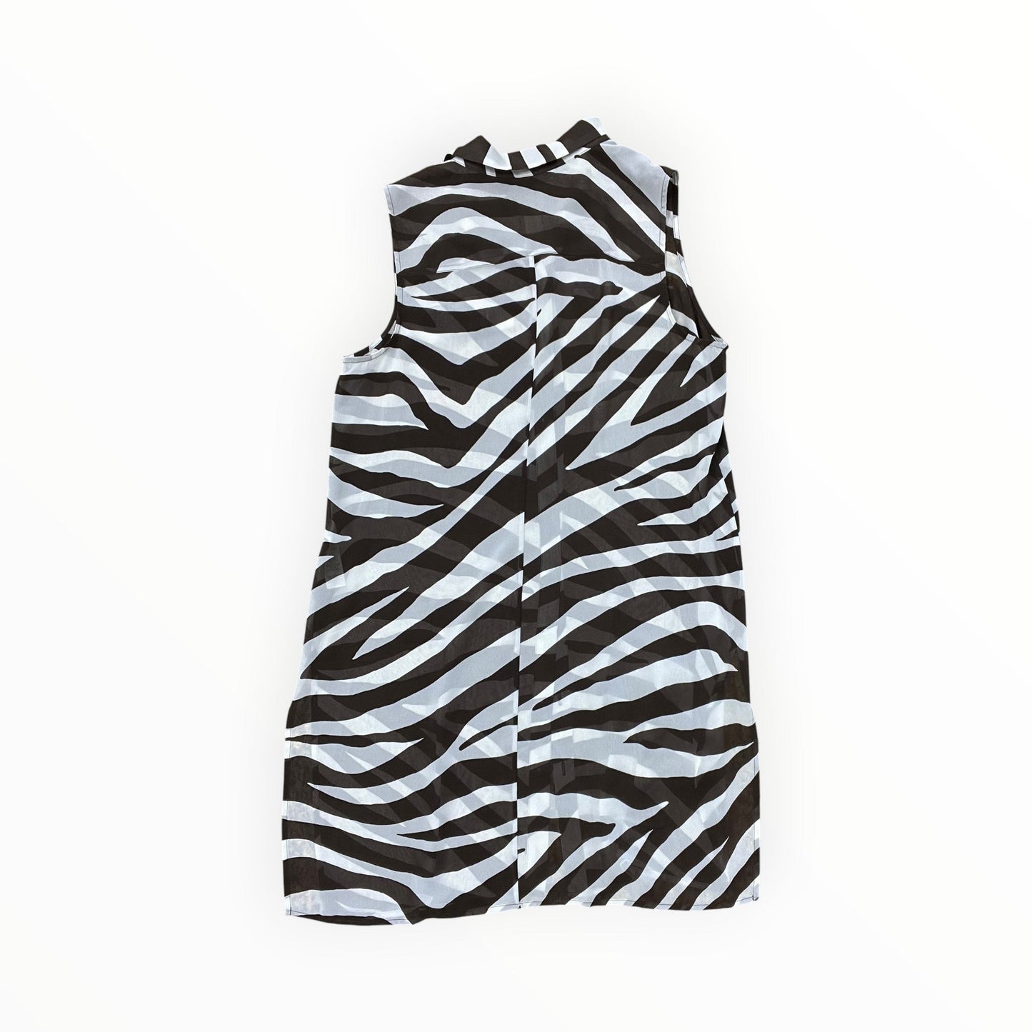 Cardigan By Chicos In Brown & White, Size:L