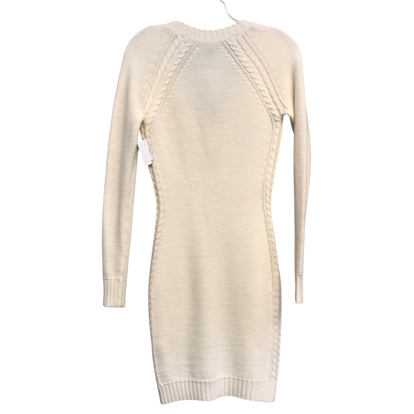 Dress Sweater By Express In Cream, Size:Xs