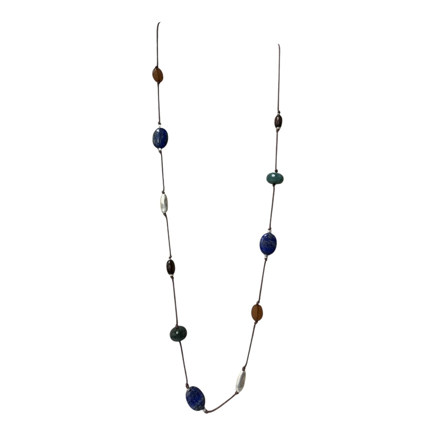 Necklace Other  In Blue & Brown