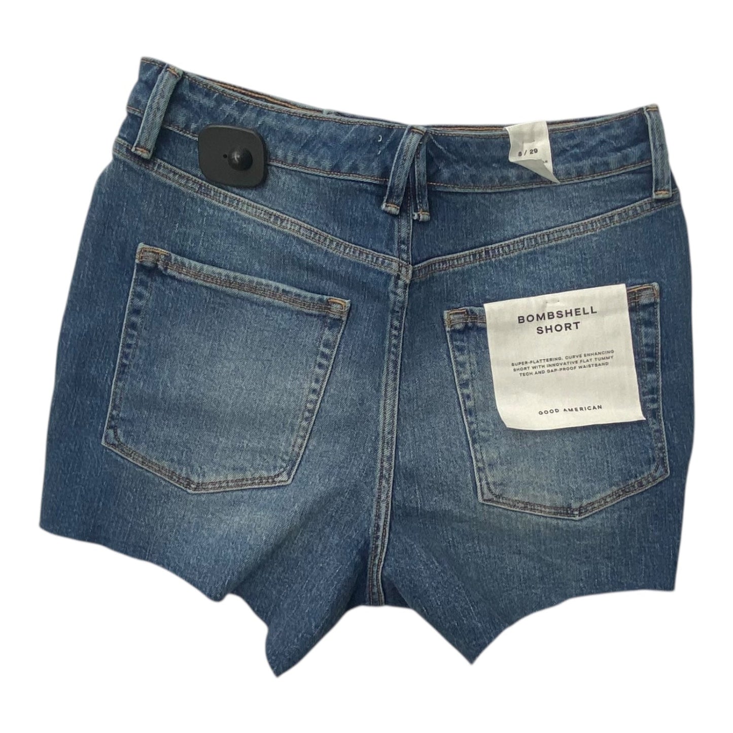 Shorts By Good American In Blue Denim, Size:8