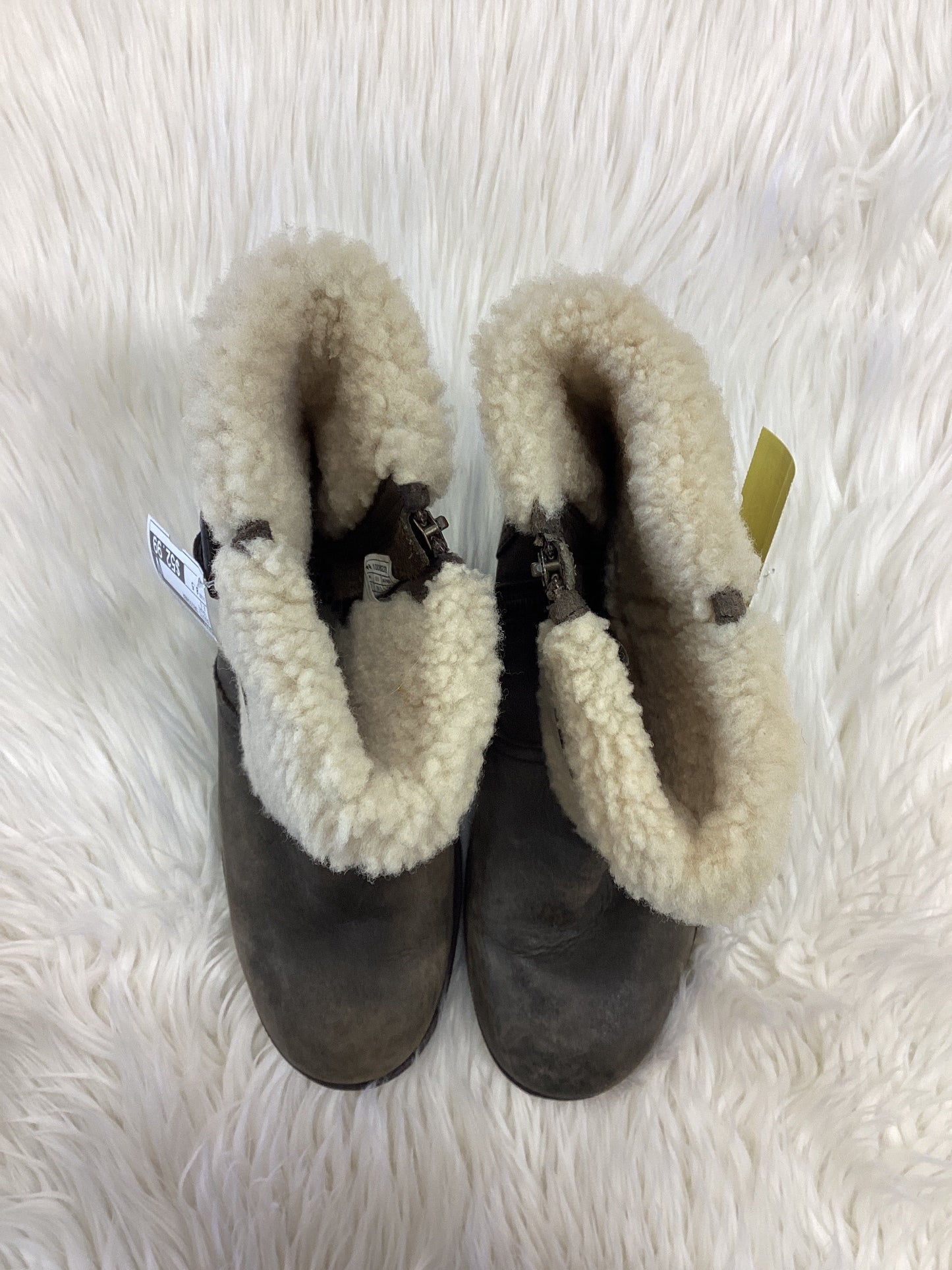 Boots Designer By Ugg In Taupe, Size:8.5