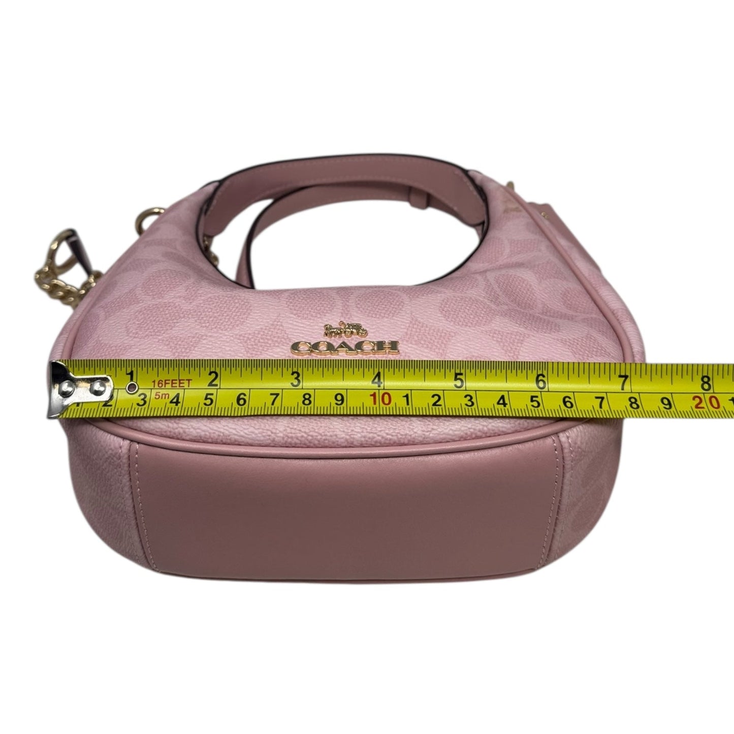Mini Carmen Crossbody Handbag Leather By Coach, Size: Small AS IS
