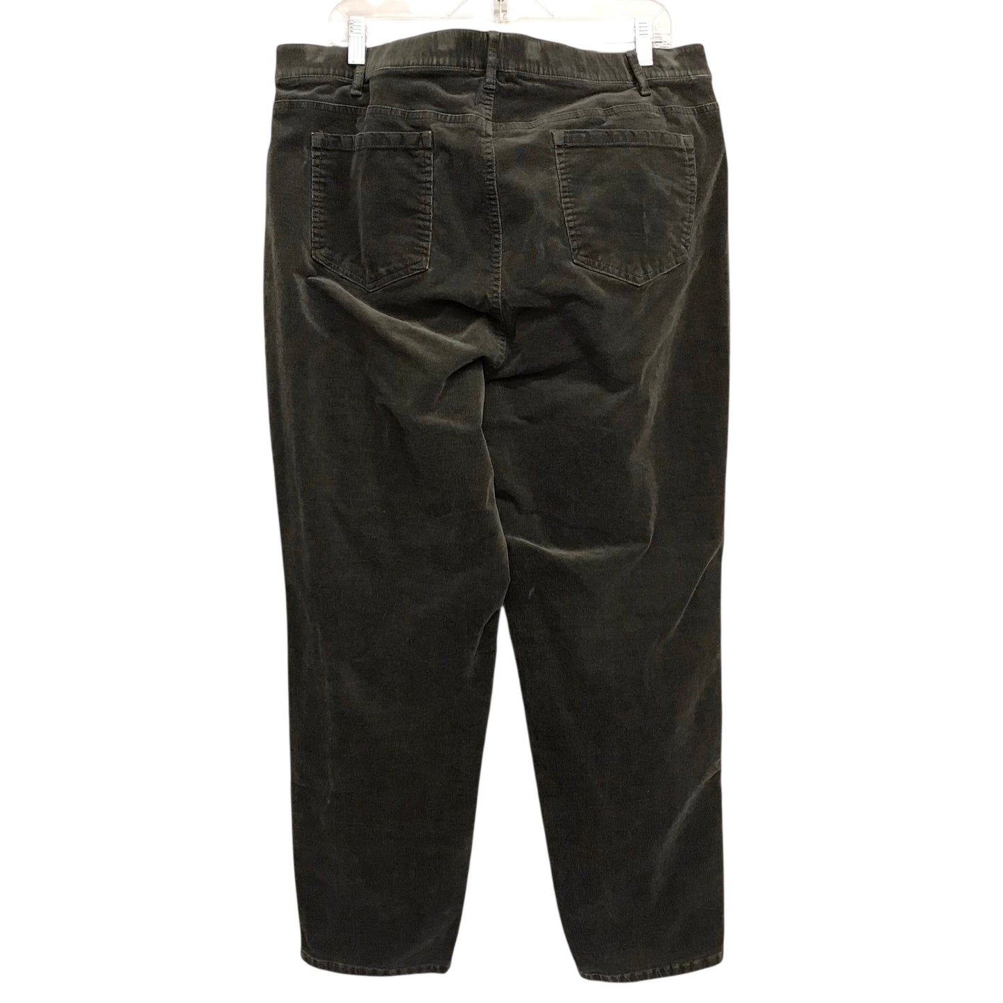 Pants Corduroy By J. Jill In Green, Size:2X