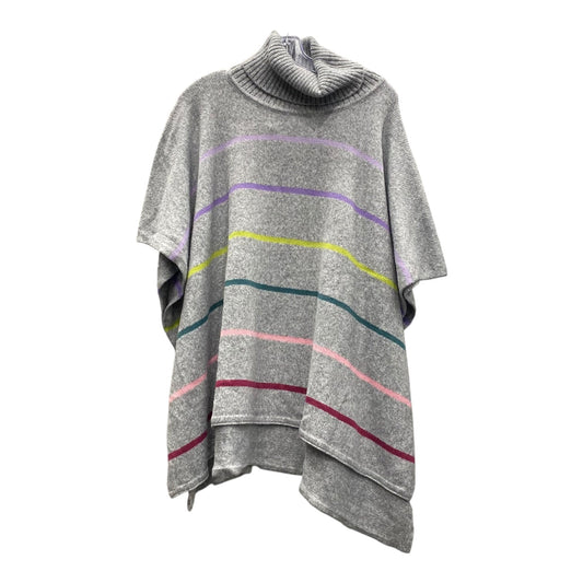 Poncho By Loft In Grey, Size:0