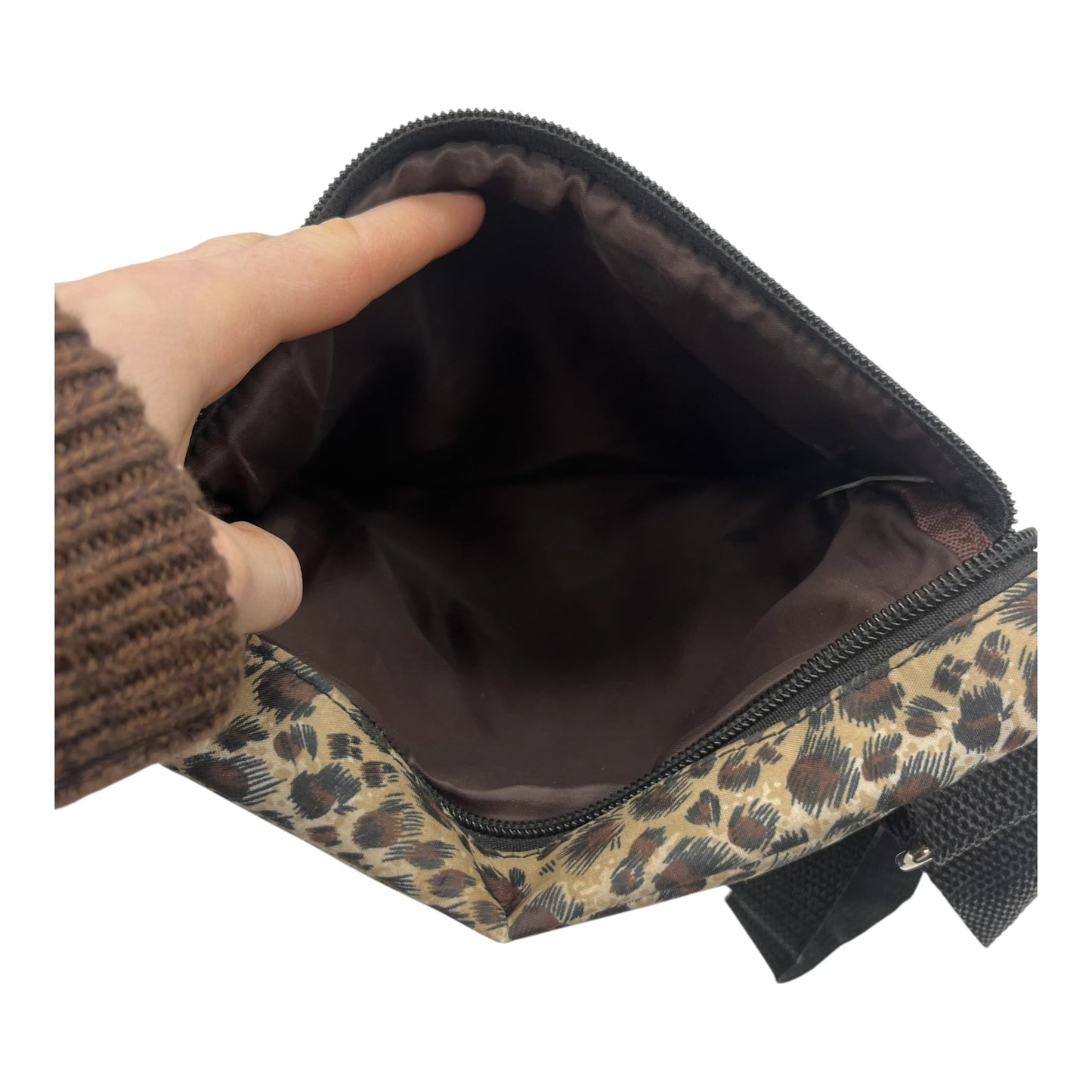 Crossbody By Cme In Leopard Print, Size:Small