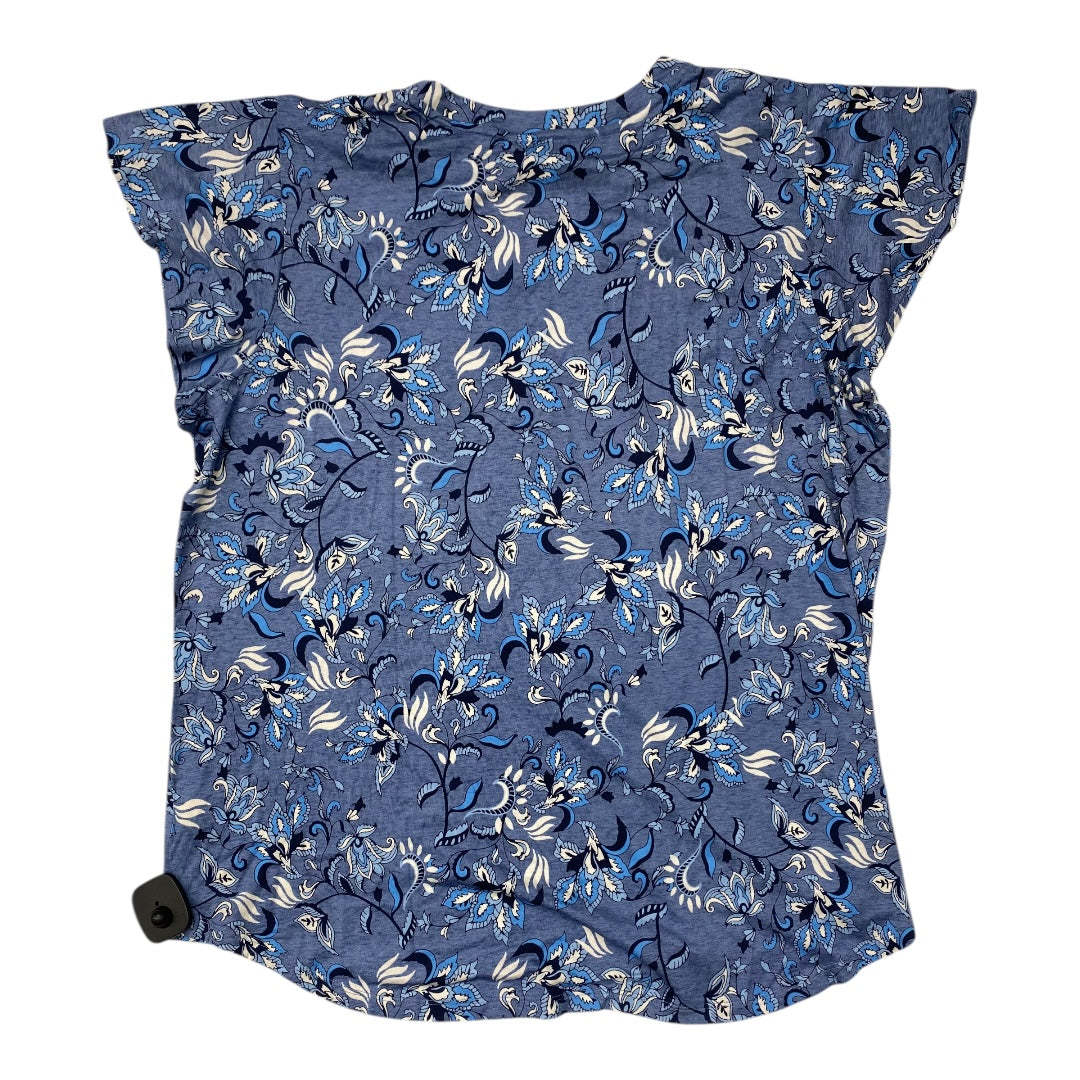 Top Sleeveless By Liz Claiborne In Blue, Size:Xxl