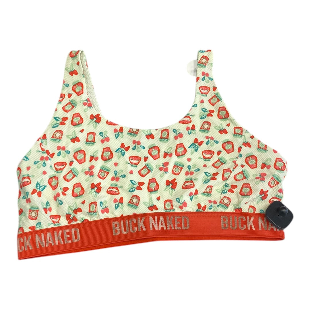 Bralette By Duluth Trading In Green & Red, Size:L