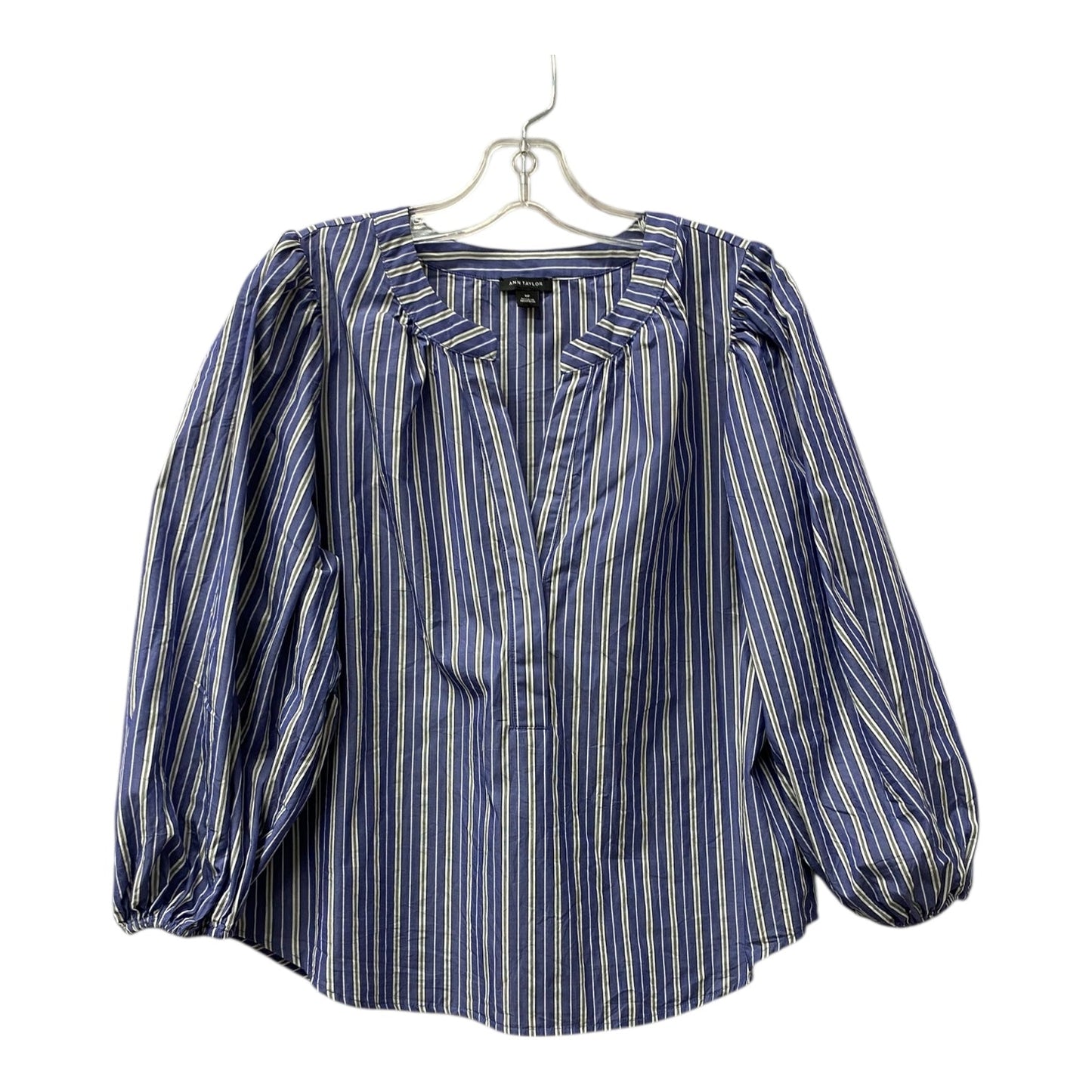 Top Ls By Ann Taylor In Blue, Size:Mp
