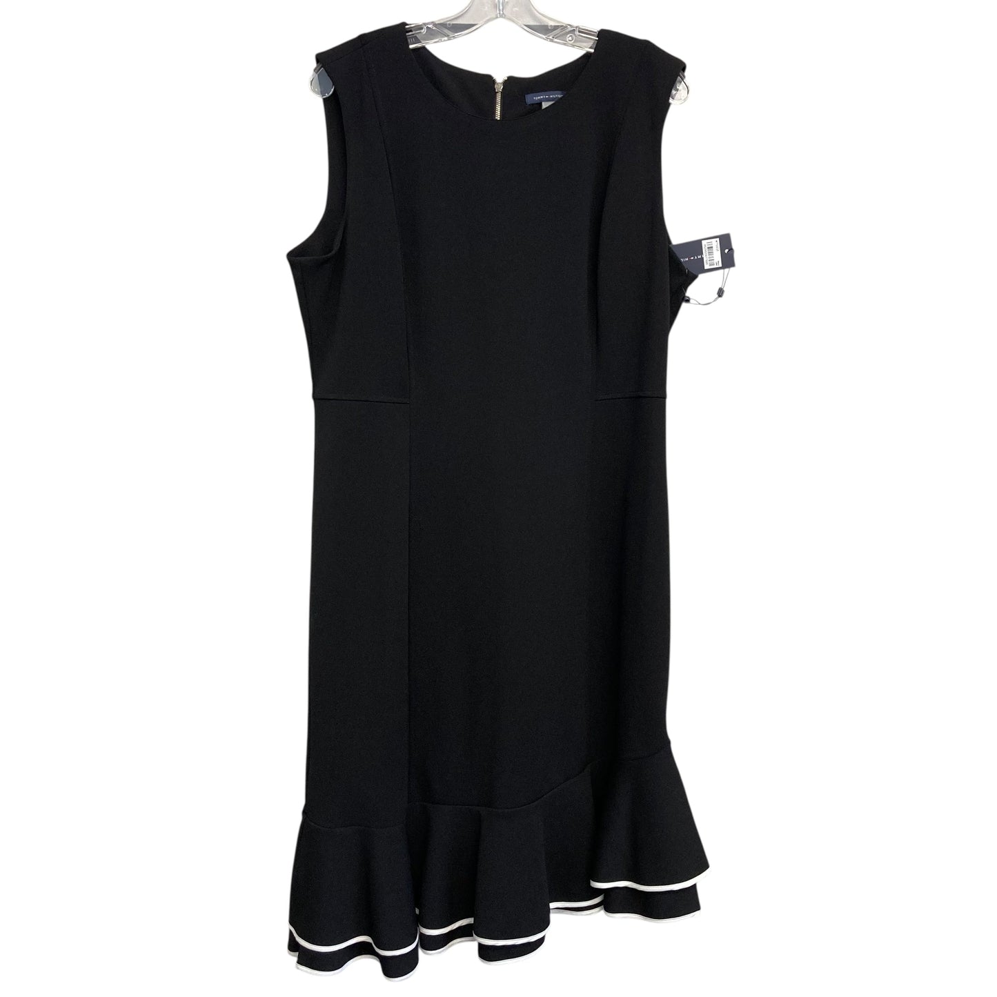Dress Party Midi By Tommy Hilfiger In Black, Size:Xl