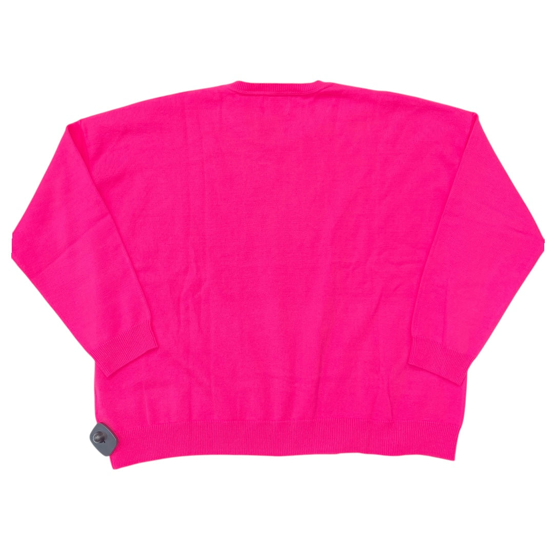 Sweatshirt Crewneck By Wispr In Pink, Size:L