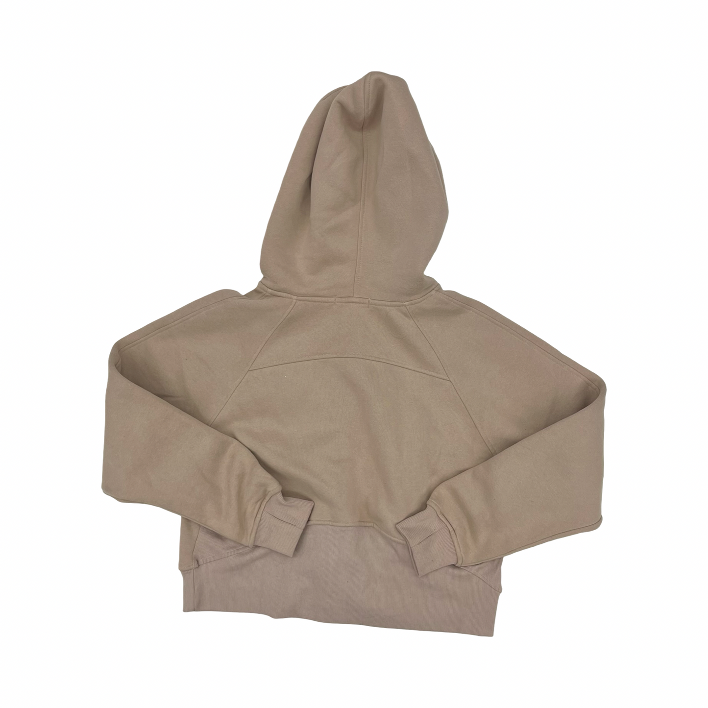 Sweatshirt Hoodie By Clothes Mentor In Tan, Size:L