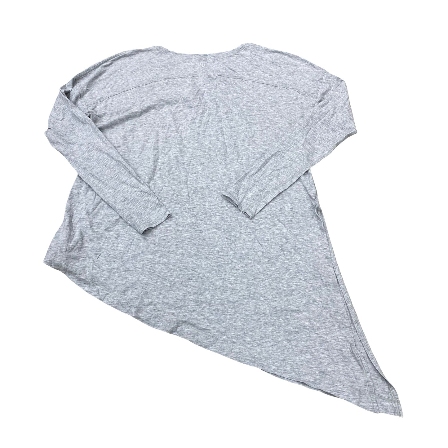 Athletic Top Ls Crewneck By Lululemon In Grey, Size:4