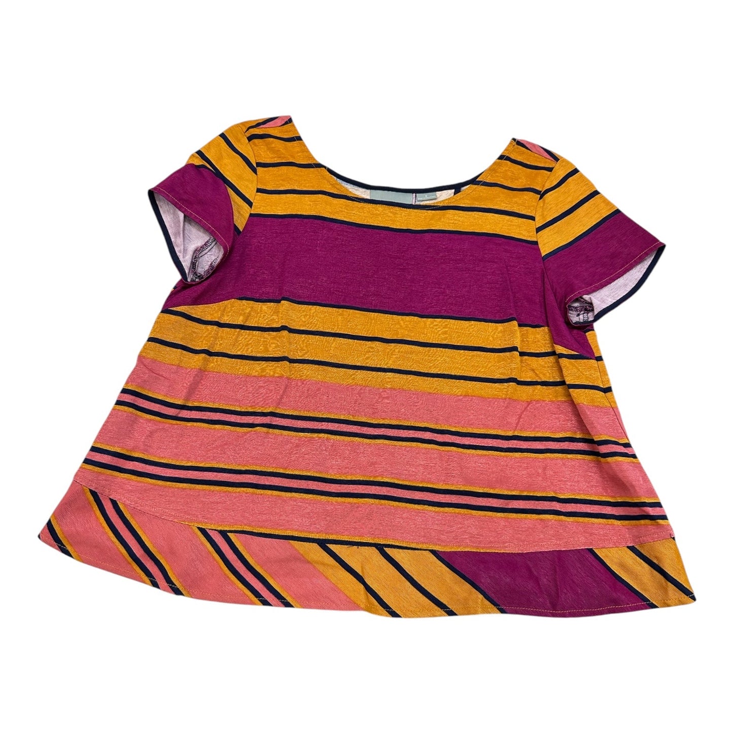 Top Ss By Maeve In Orange & Purple, Size:S